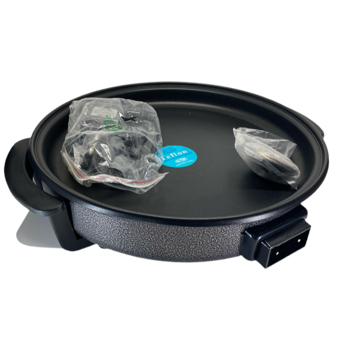 Sartén Eléctrica Multifunción Pizza Pan y Paellera | Cocina Versátil y Antiadherente / 40CM.