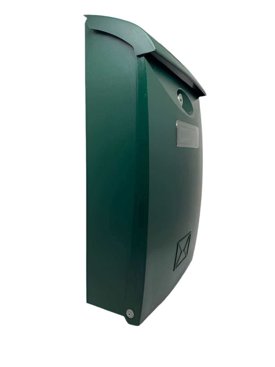 Buzón PVC Verde / exterior /  Tamaño Mediano DIN A4