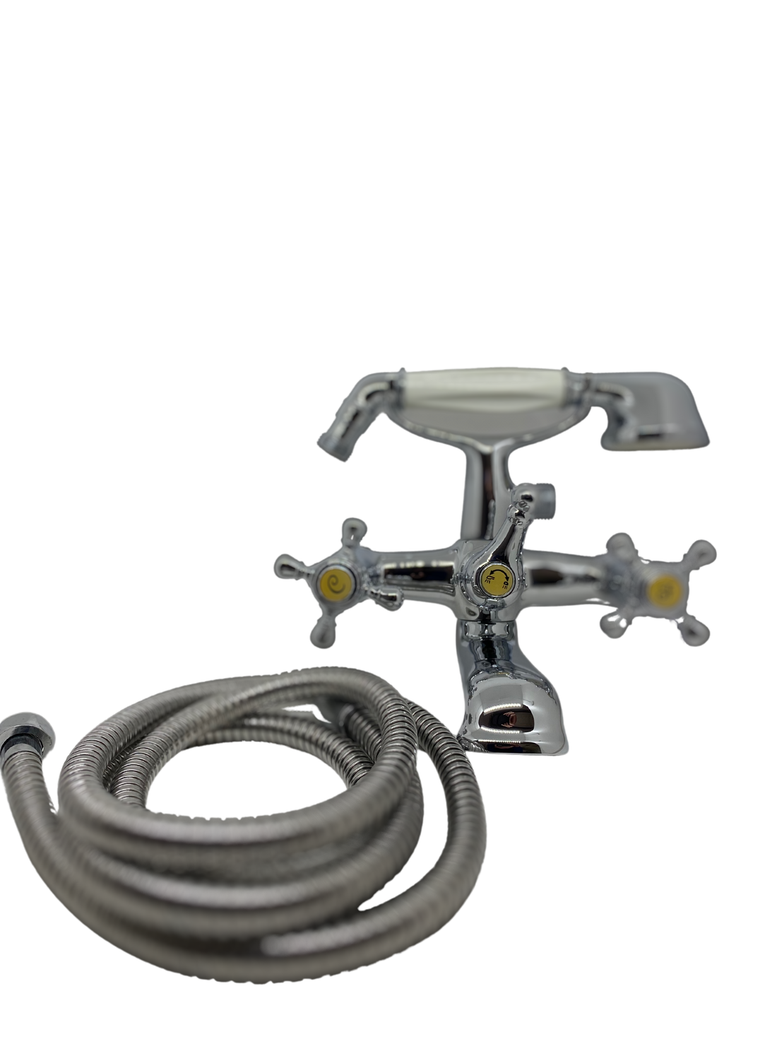 Grifo de Bañera y Ducha Monomando en Cromo - Diseño retro y Alta Resistencia