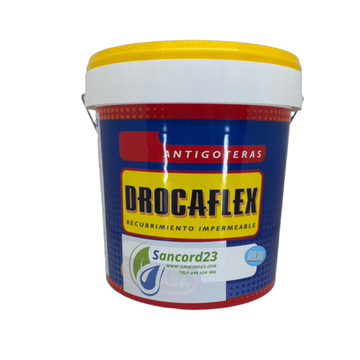 Recubrimiento antigoteras impermeable y altamente flexible- CAUCHO (Con fibra incorporada) 4 Ltrs.