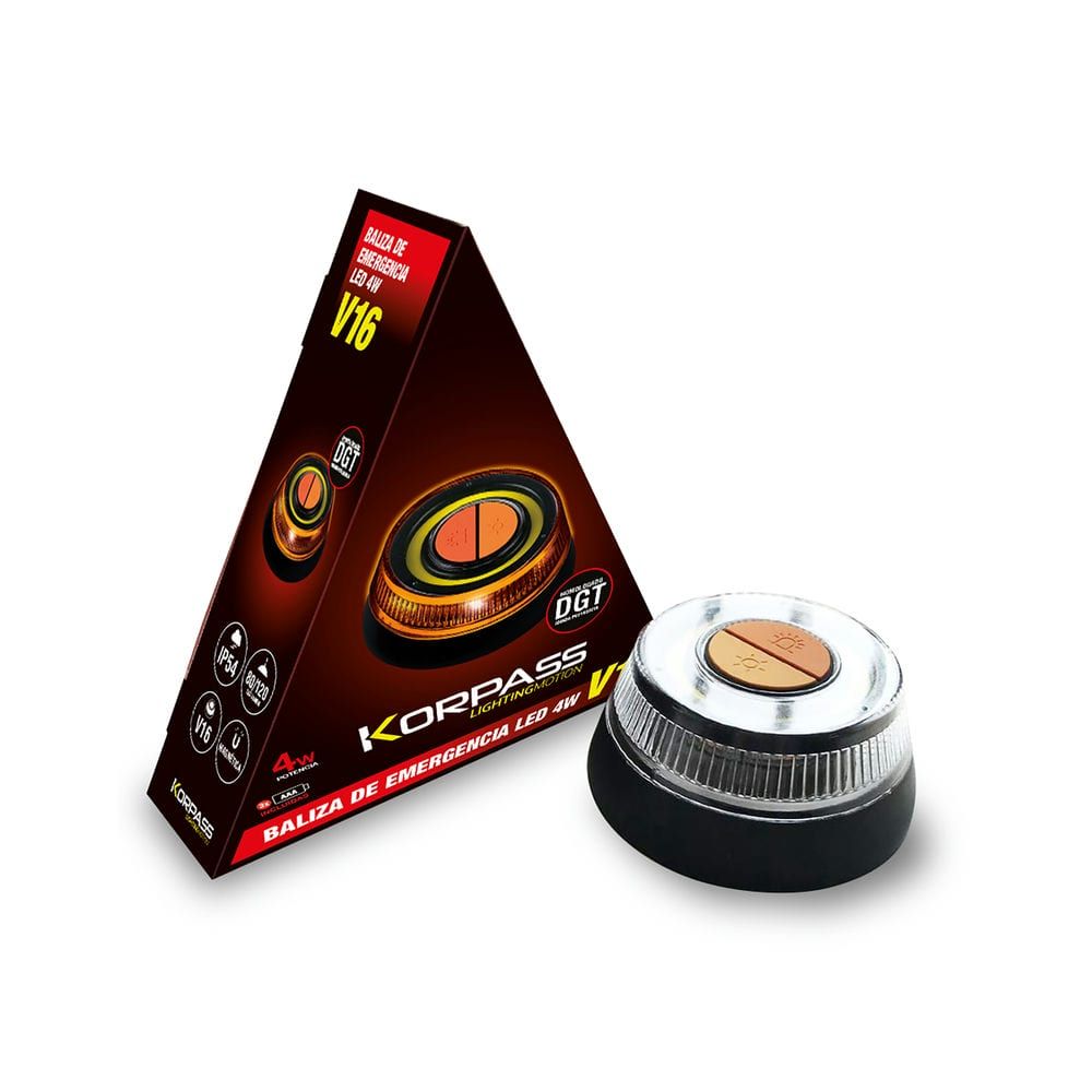 Baliza de Emergencia Led Coche - Moto 4W. - V16