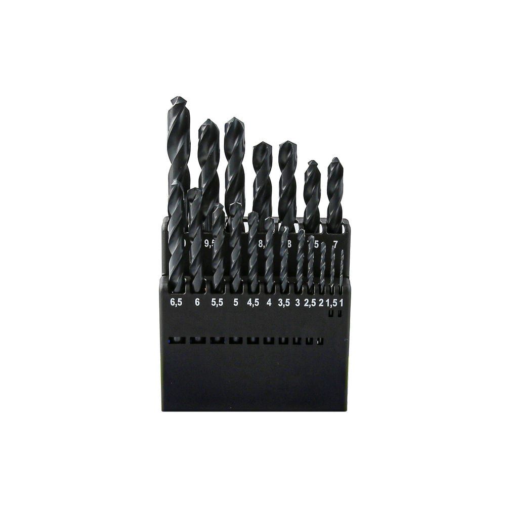 Juego Brocas HSS STEIN Profesional / 1 A 10 MM / DIN 338 / 19 PIEZAS