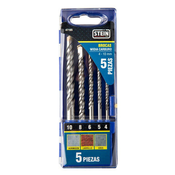 Juego de Brocas WIDIA Carburo Profesional / STEIN /4-10 MM /5 PIEZAS