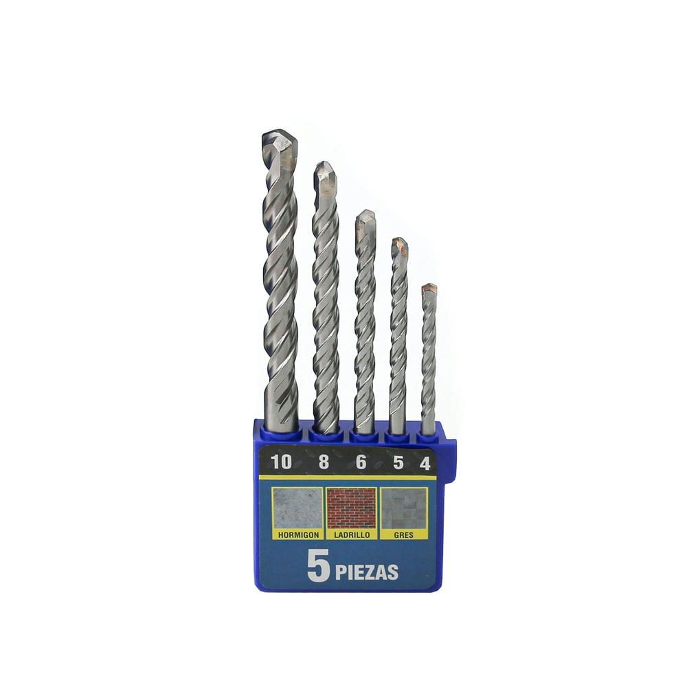 Juego de Brocas WIDIA Carburo Profesional / STEIN /4-10 MM /5 PIEZAS