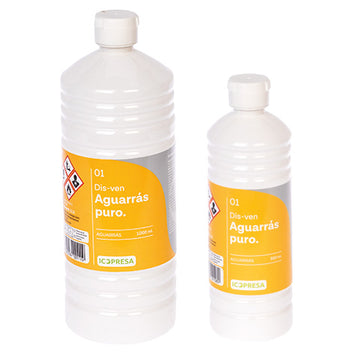 Aguarrás Puro | Disolvente de Grasas, Aceites y Resinas | Alta Pureza | Uso Profesional y Doméstico