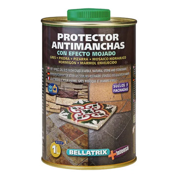 Bellatrix Monestir – Protector Efecto Mojado para Barro, Terracota, mosaico hidráulico, y Piedra Antimanchas y Transpirable – 1L
