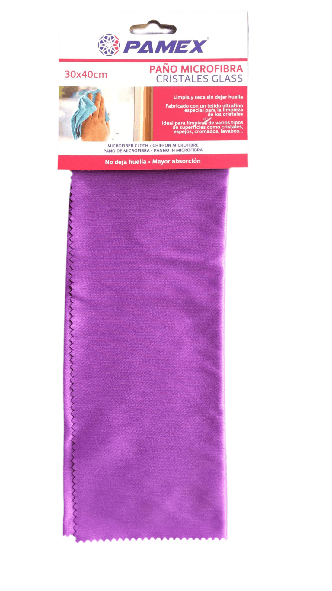 Paño Microfibra Cristales Pamex – 30*40 cm. / 1 UND./