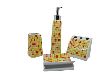 Juego Accesorios Baño 4 piezas.