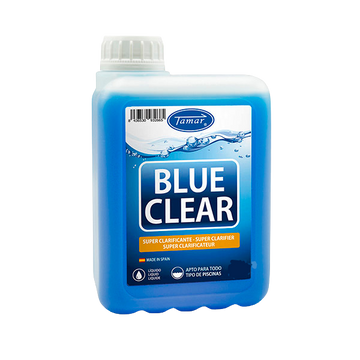 Tamar Clear Super Clarificante y Floculante para Piscinas / 1 Ltrs. / Super Concentrado / – Agua Cristalina, Elimina Suciedad y Partículas