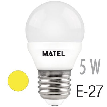 Bombilla Led Matel Esférica E27/G-45 - CÁLIDA-