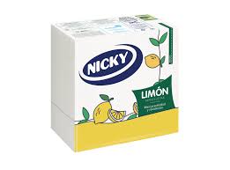 Servilletas Nicky Limón | 2 Capas, Paquete de 65 UND.