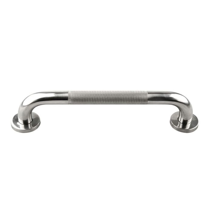 Asidero de seguridad Bañera / Acero inoxidable Blanco / Liso / 280mm.