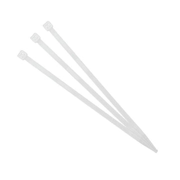 Bridas de Nylon Transparente (100 uds) | Alta Resistencia y Durabilidad.