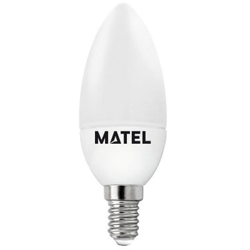 Bombilla Led Matel -VELA- E14/C-37 -8 W. -FRÍA-