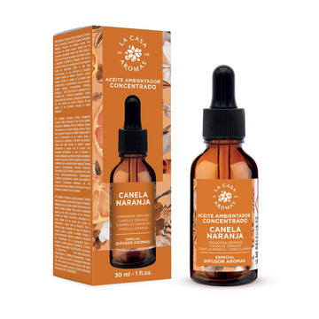Aceite Ambientador Concentrado Canela y Naranja – Aroma para Difusores de 30 ml