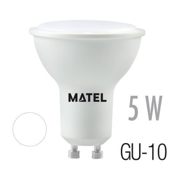 Bombilla Led Matel DICROICA GU10 5W. -FRÍA-