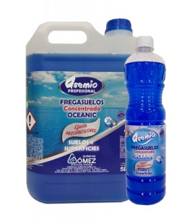 Oceanic Limpiador y fregasuelos / 5 Litros /Concentrado Efecto Absorbeolores