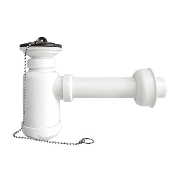 Sifón desagüe para Lavabo / Bidet 1-1/2" / Tubo de 40mm.