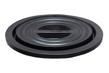 Tapa para cubo BIN 75L. Polietileno Irrompible Negro