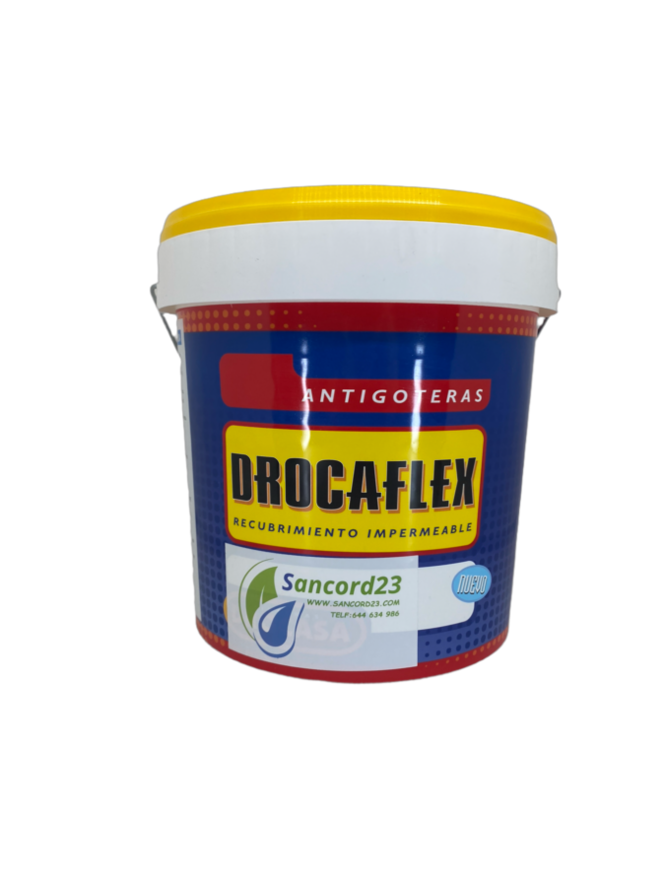 Recubrimiento antigoteras impermeable y altamente flexible- CAUCHO (Con fibra incorporada) 4 Ltrs.