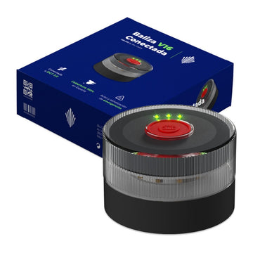 Baliza V16 Geolocalizable DGT 3.0 Helios+ – Homologada LCOE, Conectividad hasta 2038