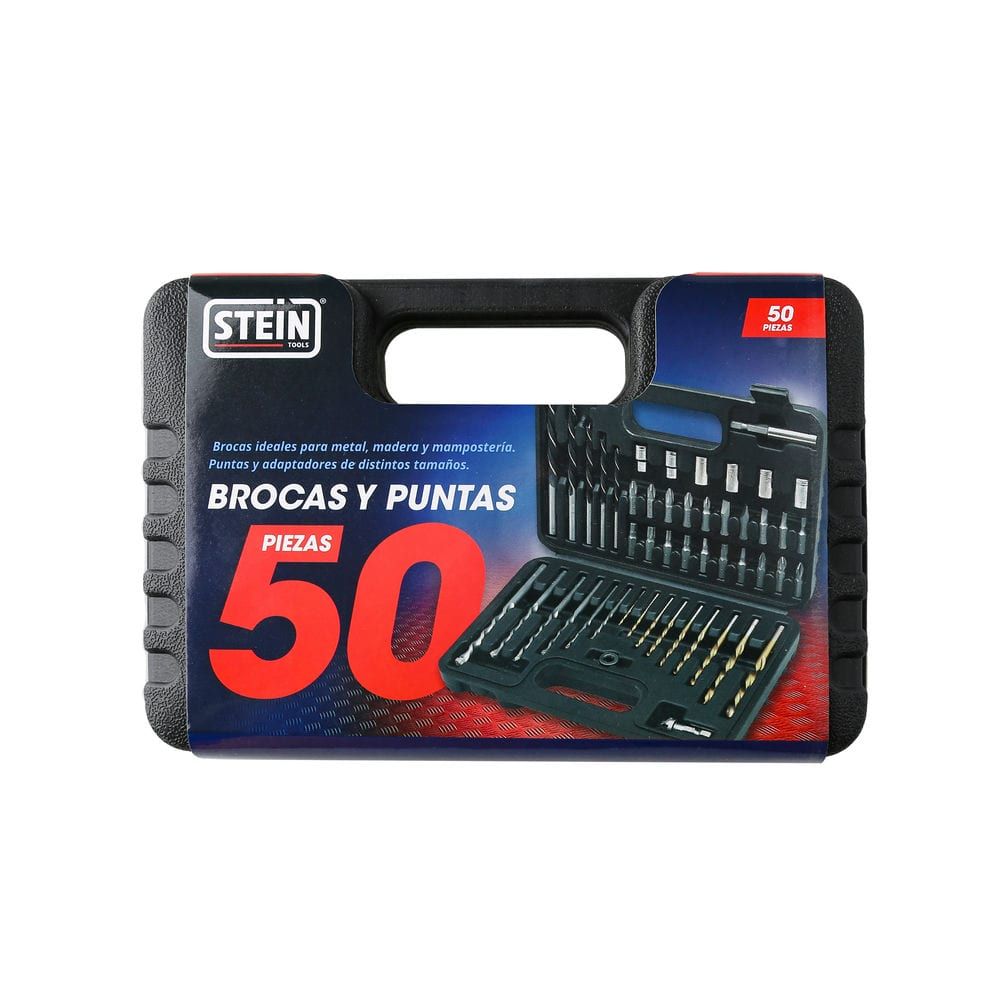 Juego de Brocas y Puntas / STEIN / 50 PIEZAS