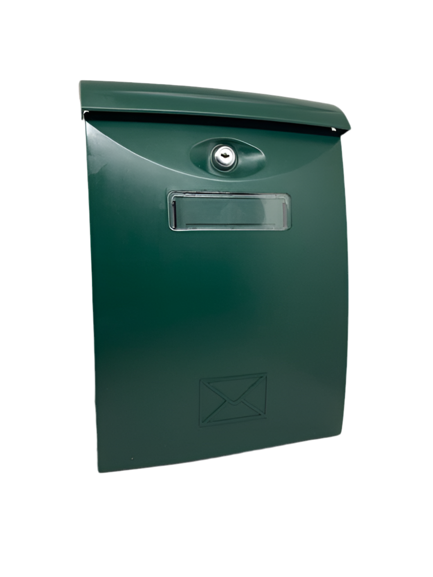 Buzón PVC Verde / exterior /  Tamaño Mediano DIN A4