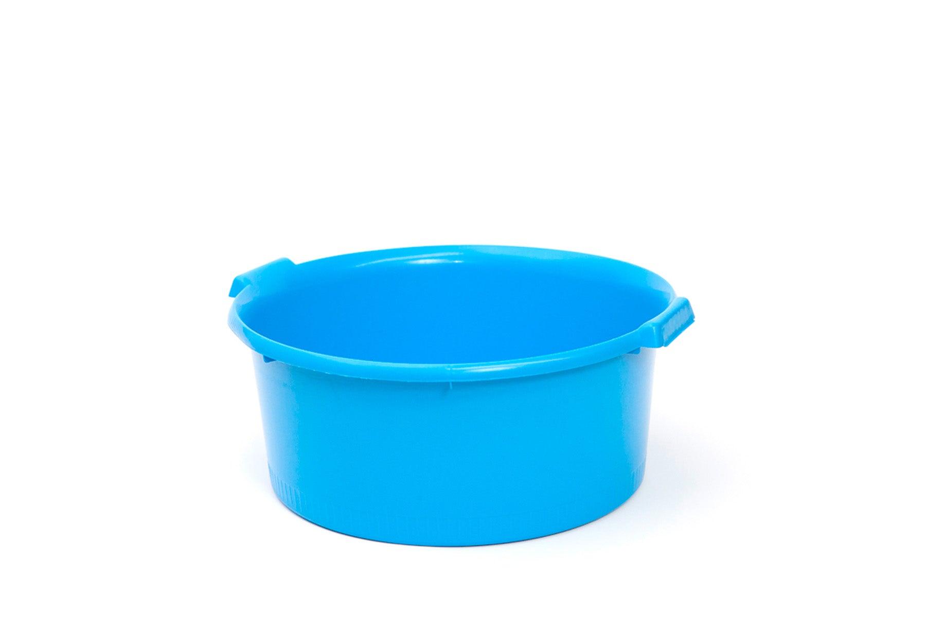 Barreño Redondo  12L , Resistente y Multiusos para Hogar, Jardín y Limpieza.
