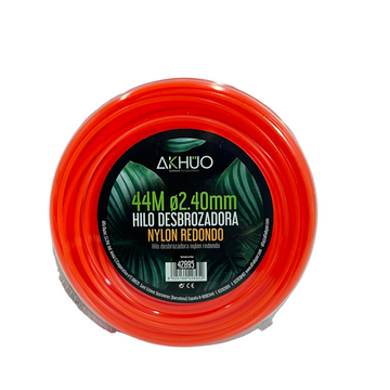 Hilo de Nylon para Desbrozadora 2,4 mm x 44 m | Corte Eficiente y Duradero