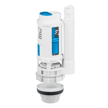 Descargador cisternas WC / Universal /  Doble pulsador / Economizador de agua / Compatible con Roca /