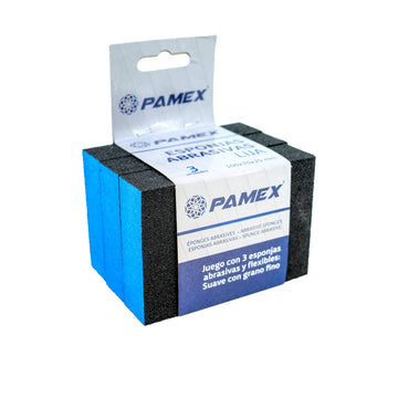 Esponja abrasiva ( taco lija ) - LIJA SUAVE P120 - SET 3-