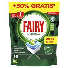 Fairy Pastillas Lavavajillas Original 29+15 dosis - todo en uno -