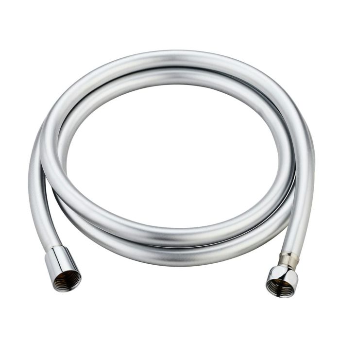 Flexo de Ducha en PVC Plata - 1.8 m, Resistente y Flexible