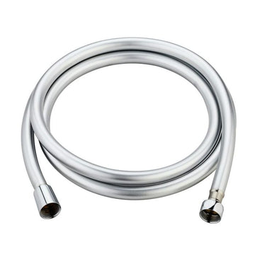 Flexo de Ducha en PVC Plata - 1.8 m, Resistente y Flexible