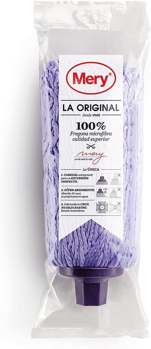 Fregona de Microfibra Mery Extragrande y Súper Absorbente.