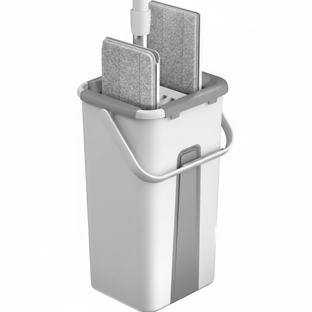 Mopa Microfibra con Cubo Autolimpiante Doble Cámara | Sistema Lavado y Secado SG-Profundo