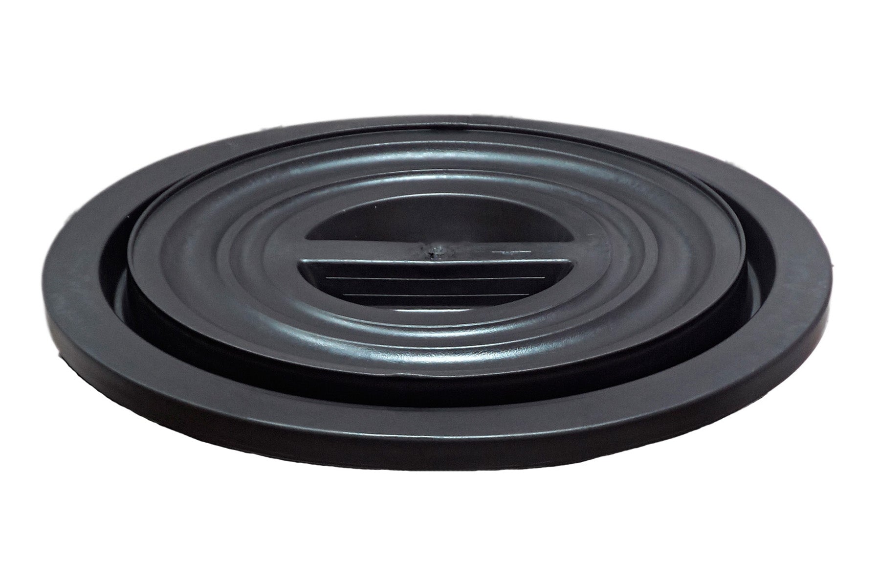 Tapa para cubo BIN 75L. Polietileno Irrompible Negro