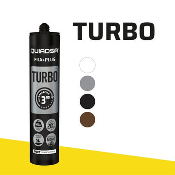 Cartucho de adhesivo sellador de montaje QUIADSA Fija+ Plus Turbo
