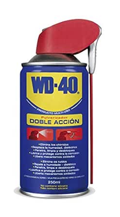 WD-40 Multi-Uso con Doble Aplicador, Protección y Lubricación Profesional, Ideal para Metales y Plásticos, Anticorrosivo y Dieléctrico