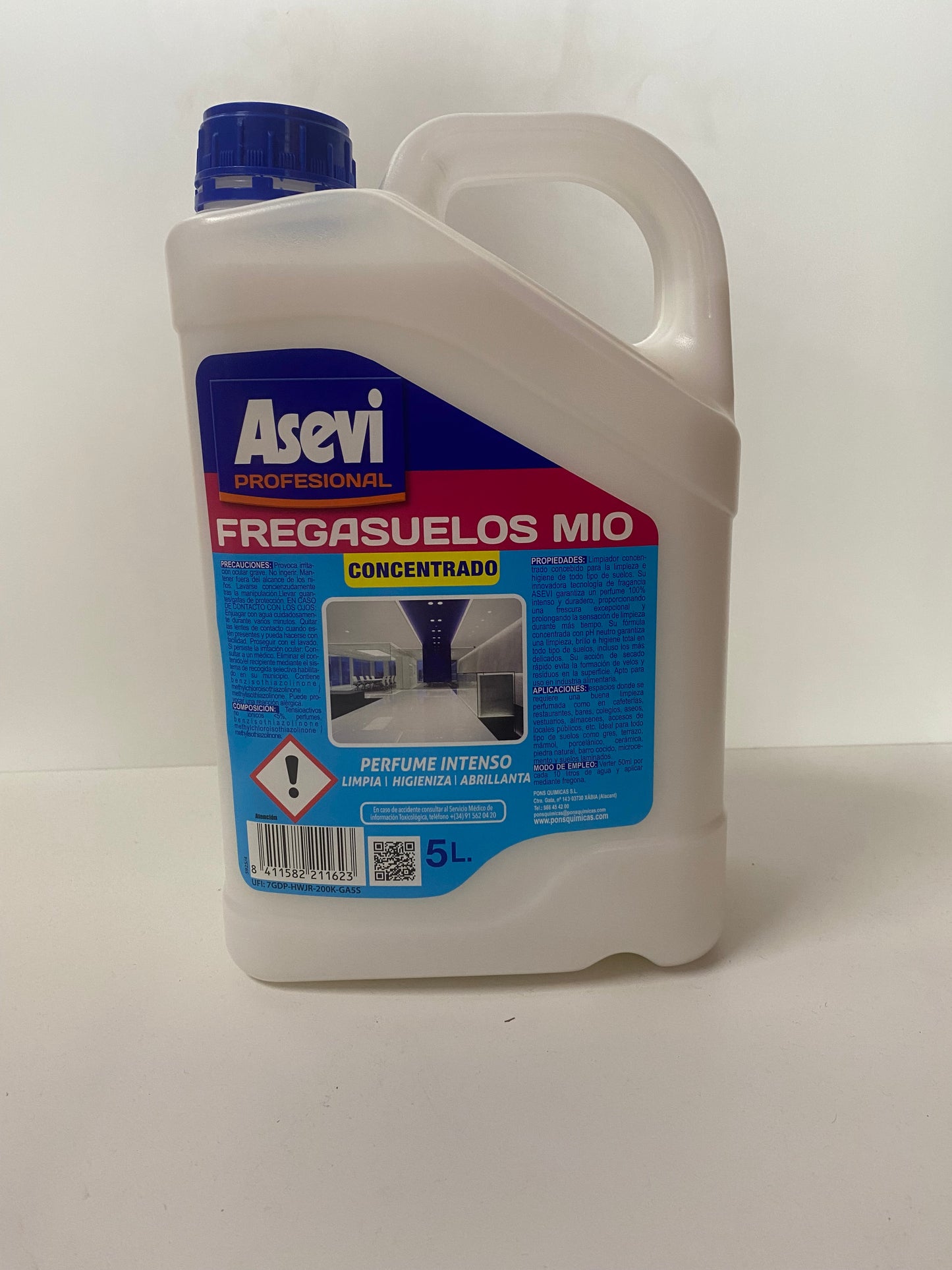 Fregasuelos Asevi Mio - Concentrado 5 L. – SANCORD